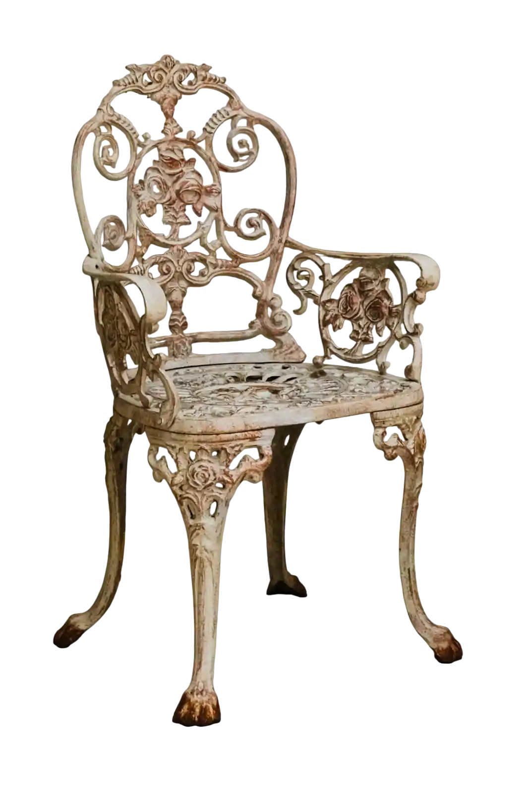 thumb for Cast Iron Garden Chair PNG, Ornate Garden Chair PNG, Vintage Garden Chair PNG, Antique Chair PNG, Wrought Iron Chair PNG