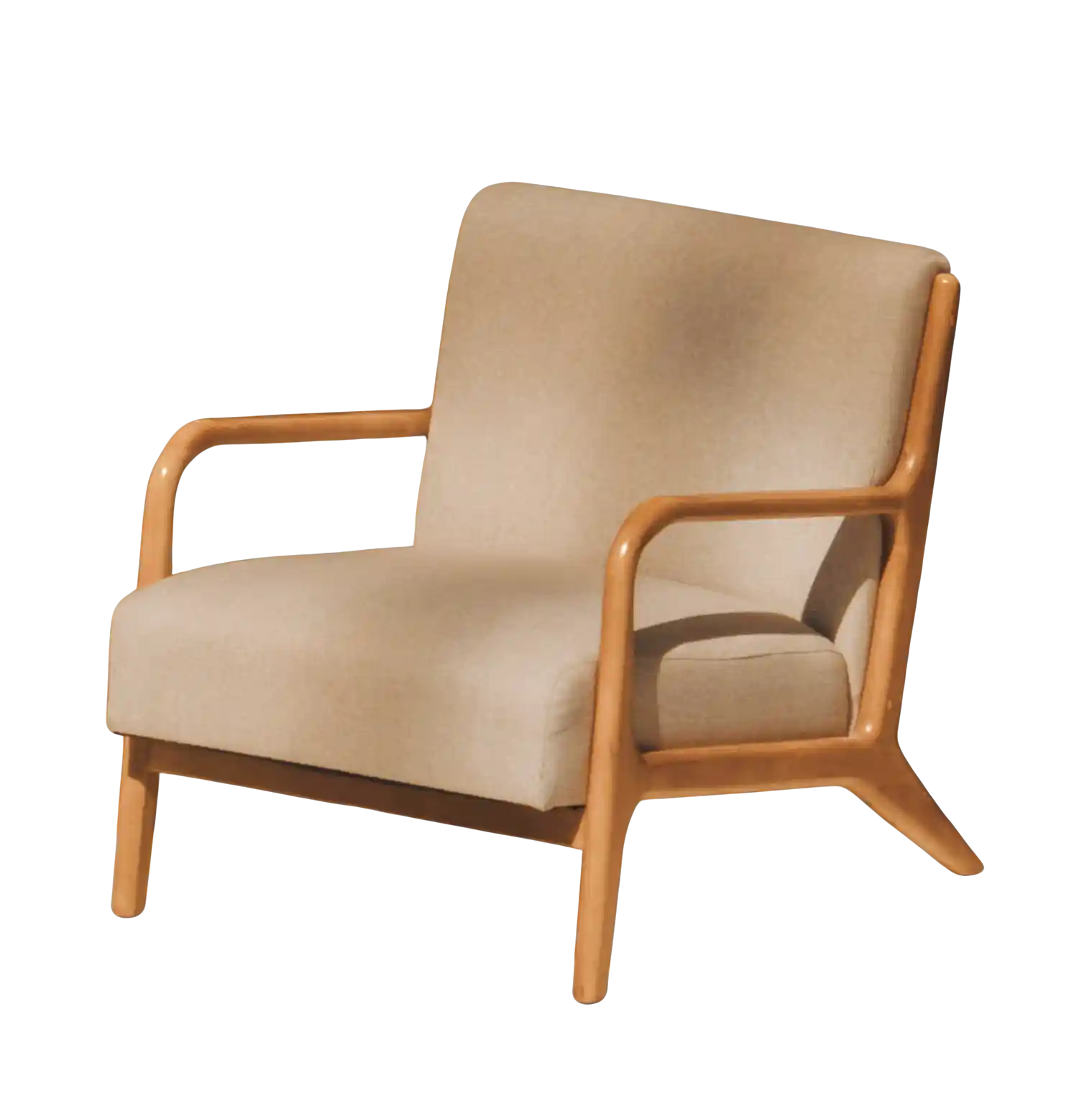 thumb for Armchair PNG, Mid Century Modern Armchair PNG, Modern Living Room Chair PNG, Comfortable Armchair PNG