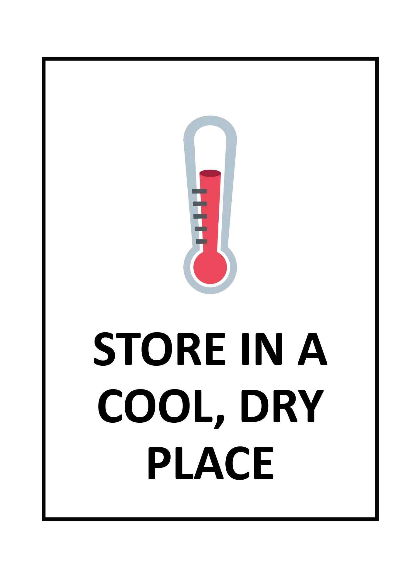 thumb for Store In A Cool Dry Place Sign Png Product Storage Instructions Png Keep Away From Heat And Moisture Png Storage Conditions Png Product Care Information Png